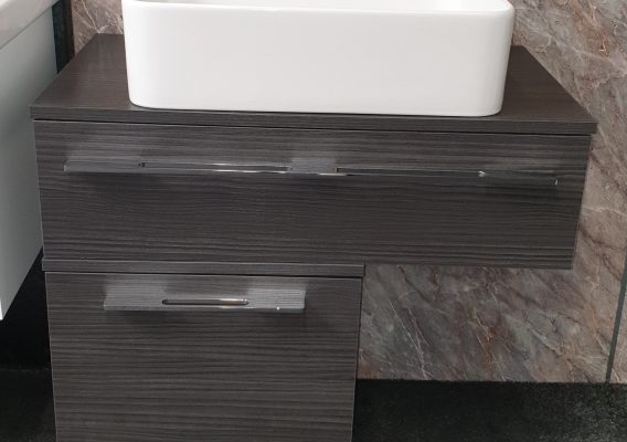 800mm Console Drawer Unit, 400mm Under Unit & Sit on Bowl
