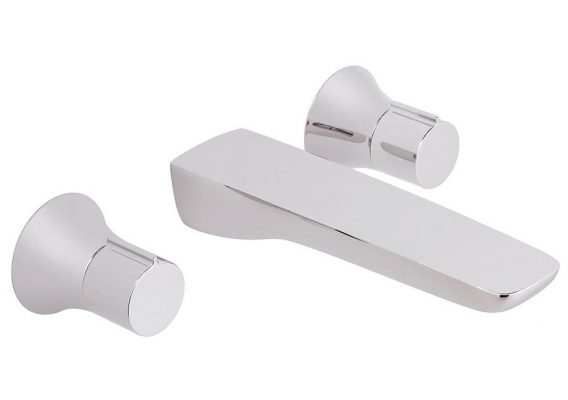 3 Hole Wall Mount Basin Mixer