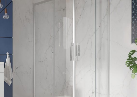 900x760 Double Door Quadrant (8mm Glass)