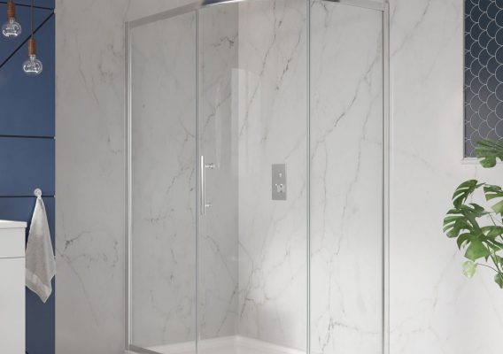 1200x800 Single Door Quadrant (8mm Glass)