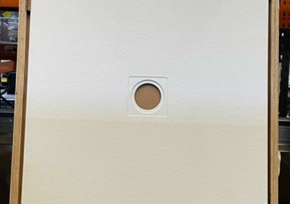 1100x800 Fiora Shower Tray inc. Waste Cover